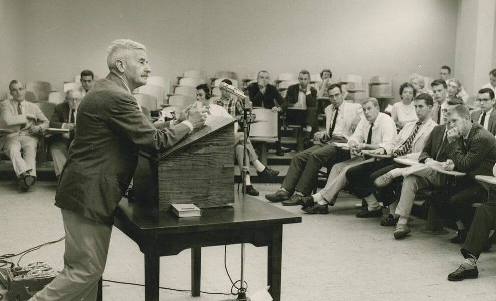 Il discorso di William Faulkner agli studenti